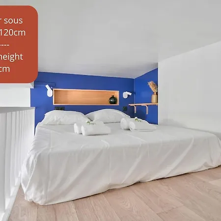 Avec Climatisation Au Coeur Du Marais Апартаменты Париж
